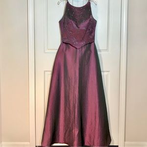 MissTeen Women 2-Piece Formal Dress Rose Violet Size 11